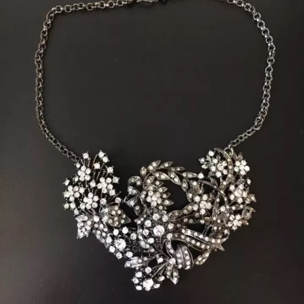 Margaret Rowe LA Art Nouveau Statement Necklace